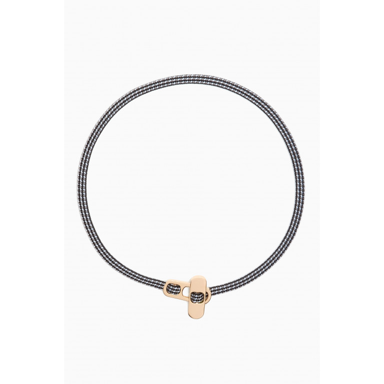 Miansai - Rope Bracelet in 14kt Gold Vermeil Black