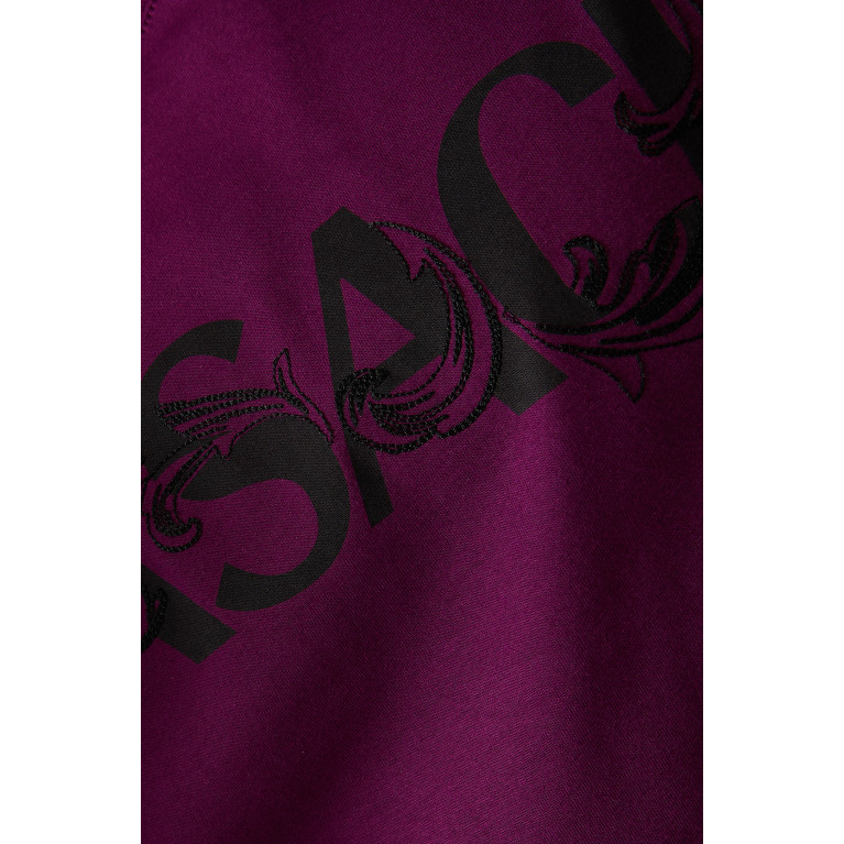 Versace - Barocco Logo T-shirt in Cotton Jersey