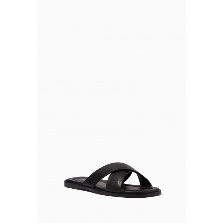 Versace - Greca Sandals in Leather