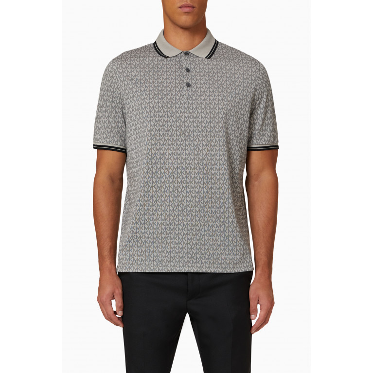 MICHAEL KORS - Greenwich Logo-print Polo Shirt in Cotton-jersey