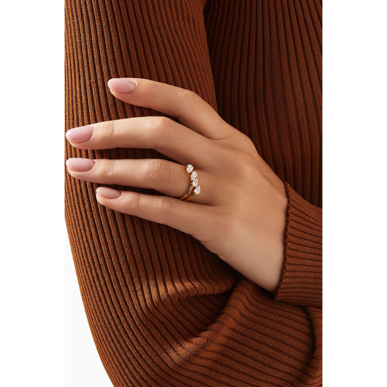 PDPAOLA - Terra Ring in 18kt Gold-plated Sterling Silver