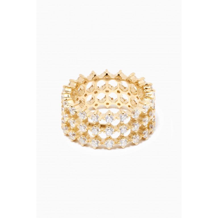 PDPAOLA - Dumbo Ring in 18kt Gold-plated Sterling Silver