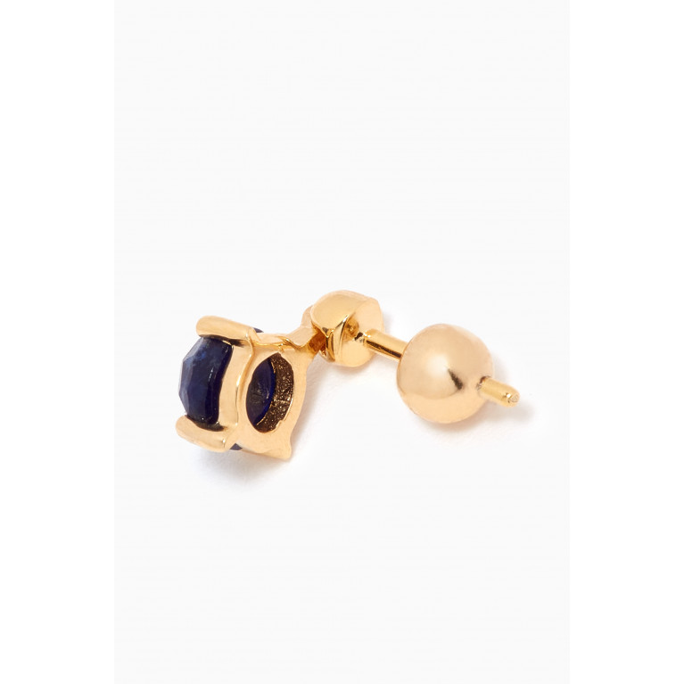 PDPAOLA - Kimi Sodalite Single Earring in 18kt Gold-plated Sterling Silver