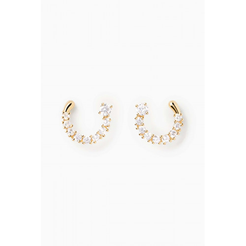 PDPAOLA - Leona Hoop Earrings in 18kt Gold-plated Sterling Silver