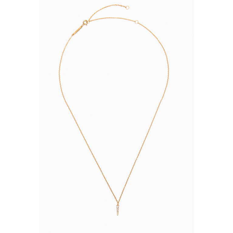 PDPAOLA - Peak Necklace in 18kt Gold-plated Sterling Silver