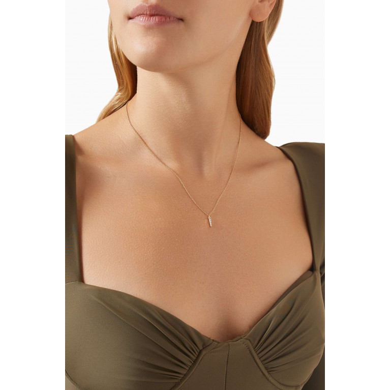 PDPAOLA - Peak Necklace in 18kt Gold-plated Sterling Silver