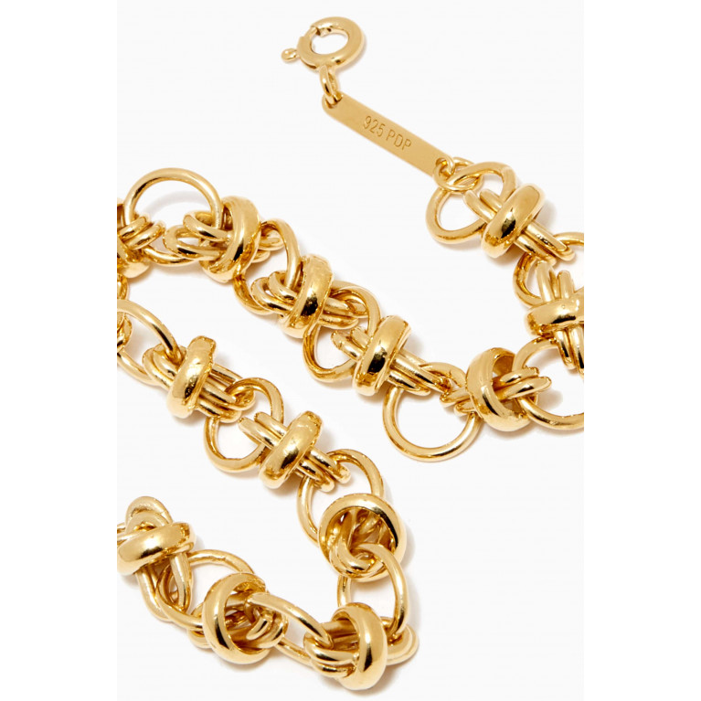 PDPAOLA - Meraki Chain Bracelet in 18kt Gold-plated Sterling Silver