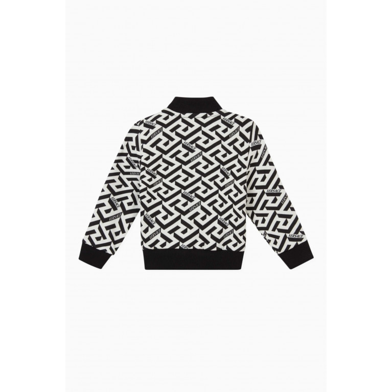 Versace - La Greca Zip Sweatshirt in Cotton