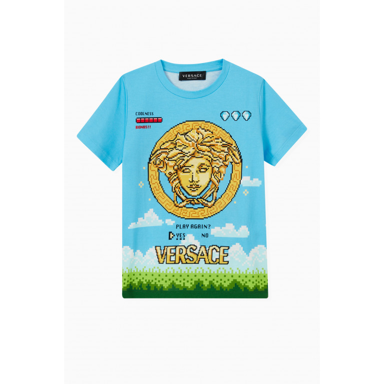 Versace - Medusa Video Game T-shirt in Cotton