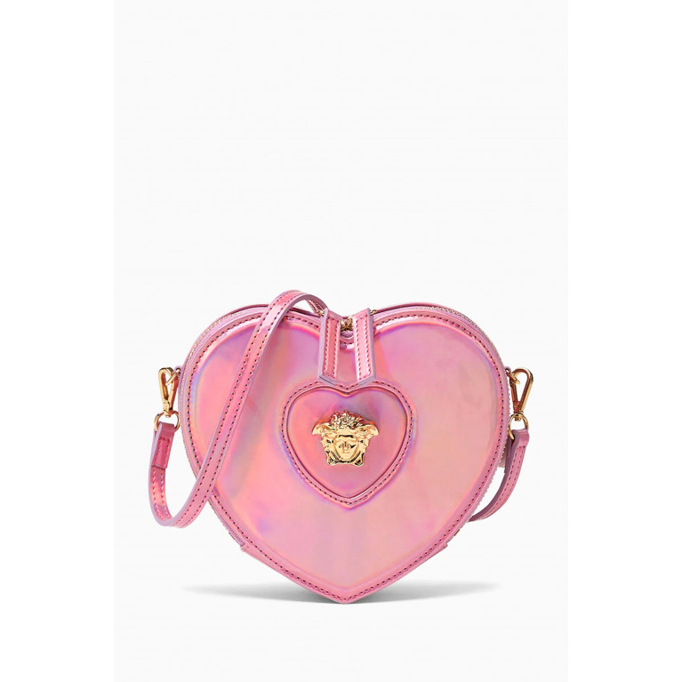 Versace - Heart La Medusa Crossbody Bag in Faux Leather