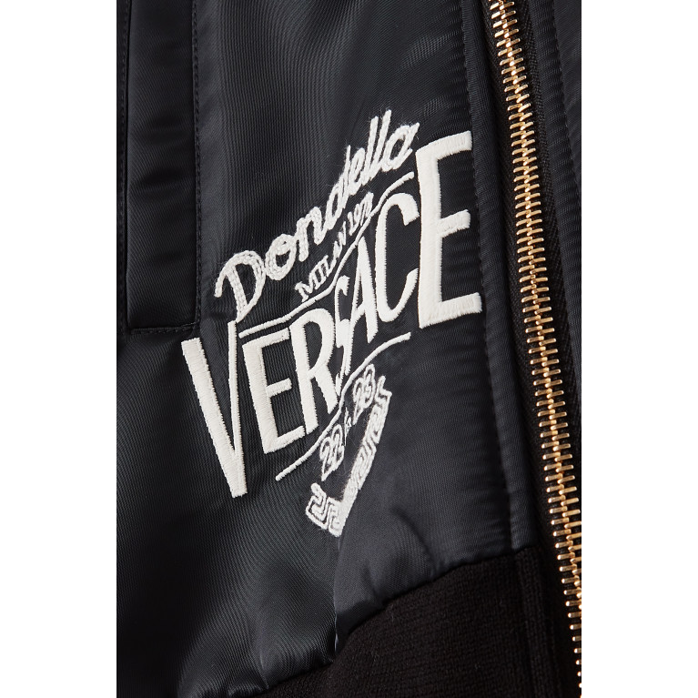 Versace - Logo Bomber Jacket in Nylon