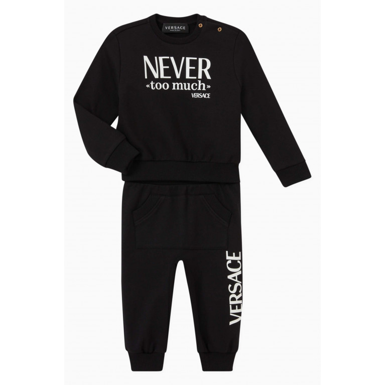 Versace - "Never Too Much" Sweatshirt in Cotton