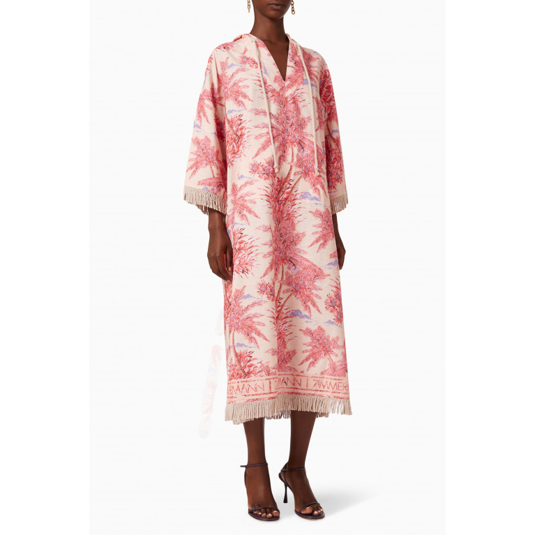 Zimmermann - Cira Hooded Midi Dress in Cotton