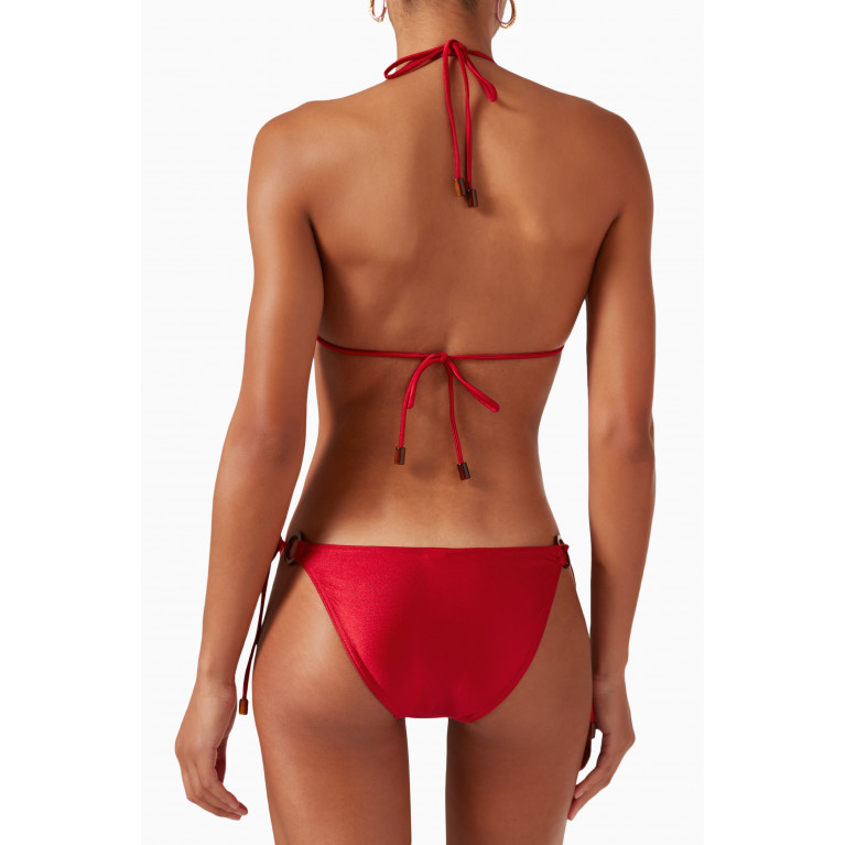 Zimmermann - Tiggy Ring-tie Bikini Set in Lycra
