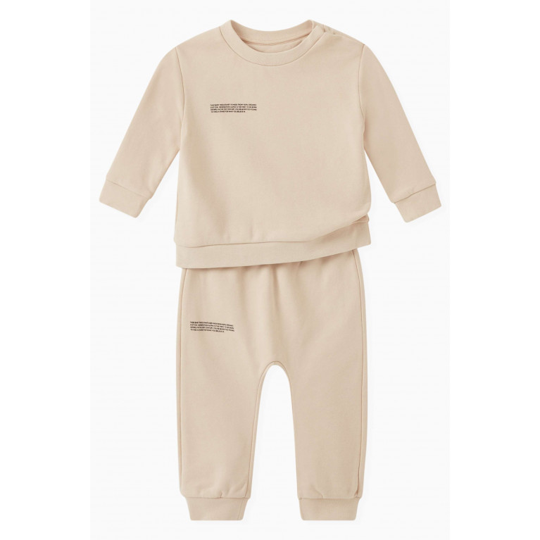 Pangaia - Baby 365 Track Pants in Organic Cotton Neutral