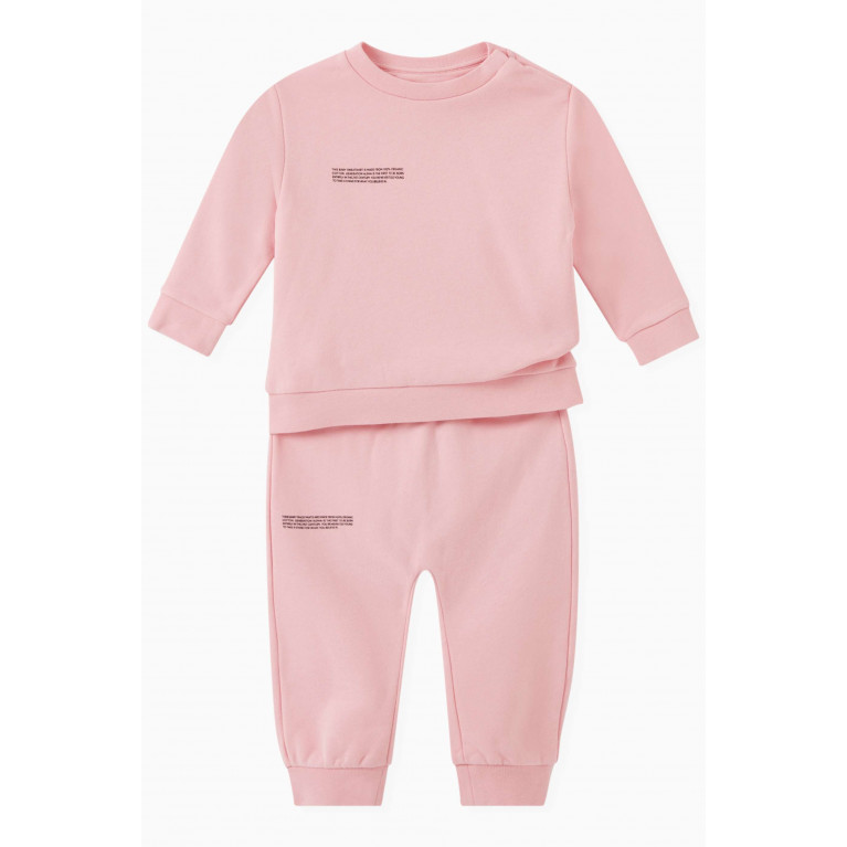 Pangaia - Baby 365 Track Pants in Organic Cotton Pink