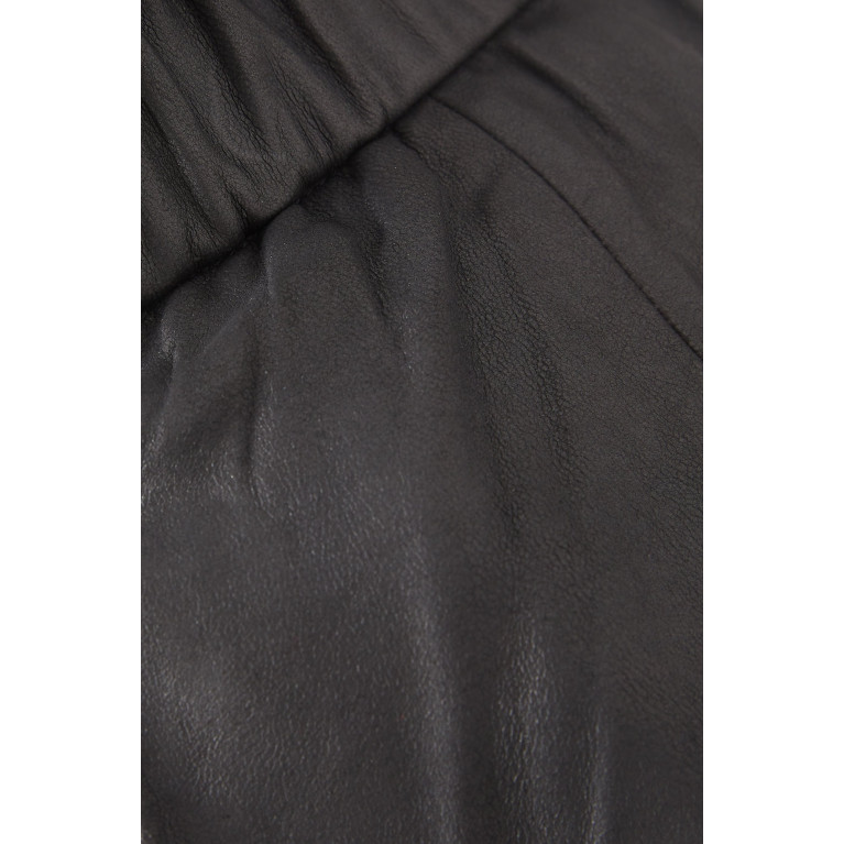 Y.A.S - Yasvanessa Midi Skirt in Leather