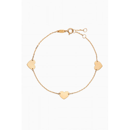 Damas - Lydia Heart Bracelet in 18kt Gold