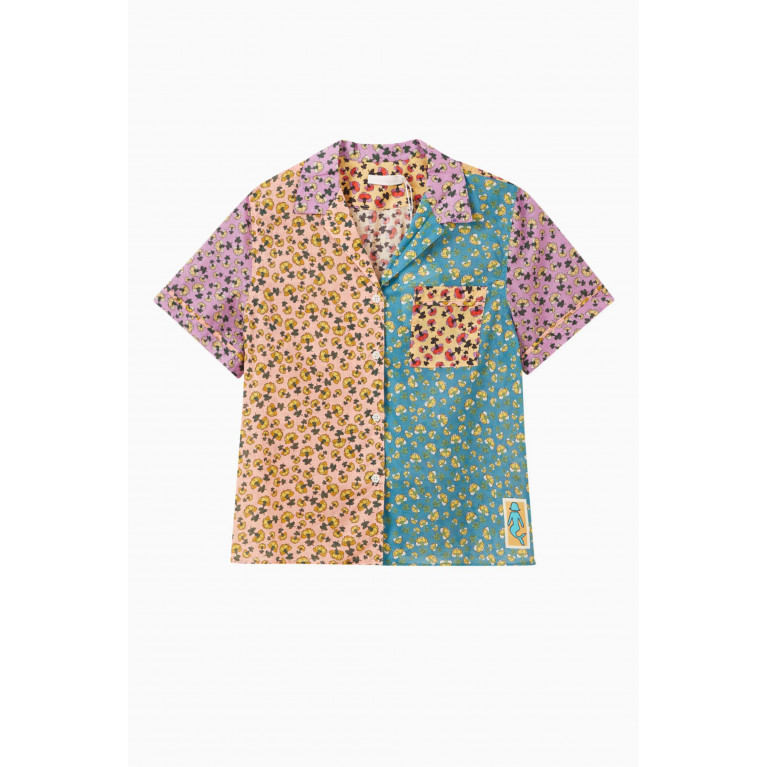 Zimmermann - Tiggy Spliced Beach Shirt in Cotton