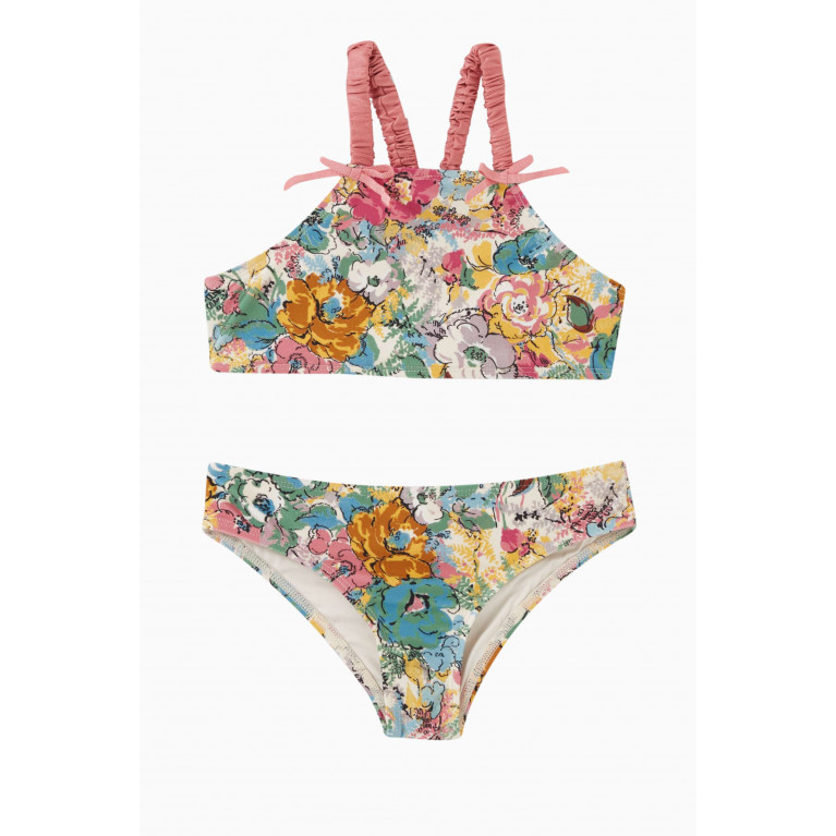 Zimmermann - Clover Floral Bikini Set in Polyamide