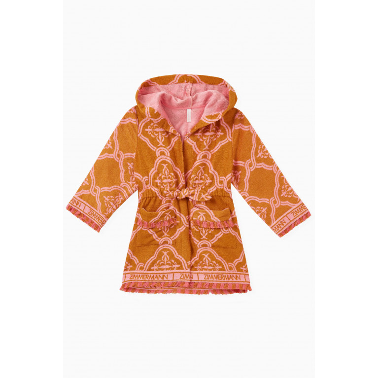 Zimmermann - Clover Terry Towel Robe in Cotton