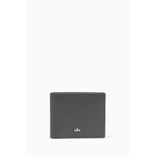 Roderer - Award 6CC Bi-Fold Wallet in Leather Grey
