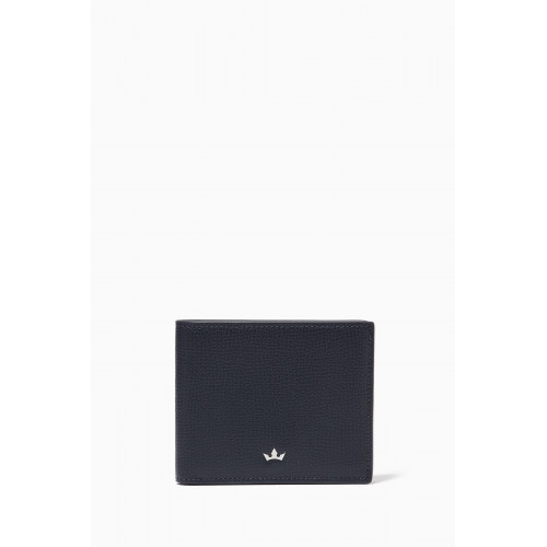 Roderer - Award 6CC Bi-Fold Wallet in Leather Blue