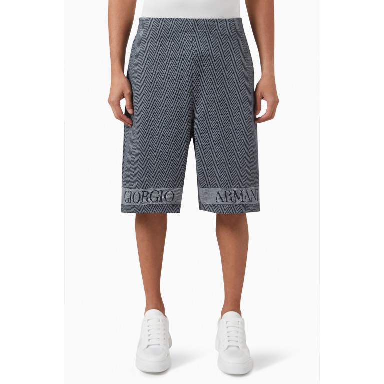Giorgio Armani - Logo Shorts in Jacquard