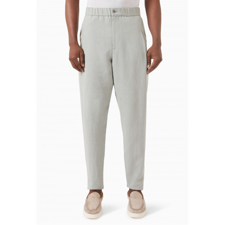 Giorgio Armani - Relaxed Fit Pants in Linen