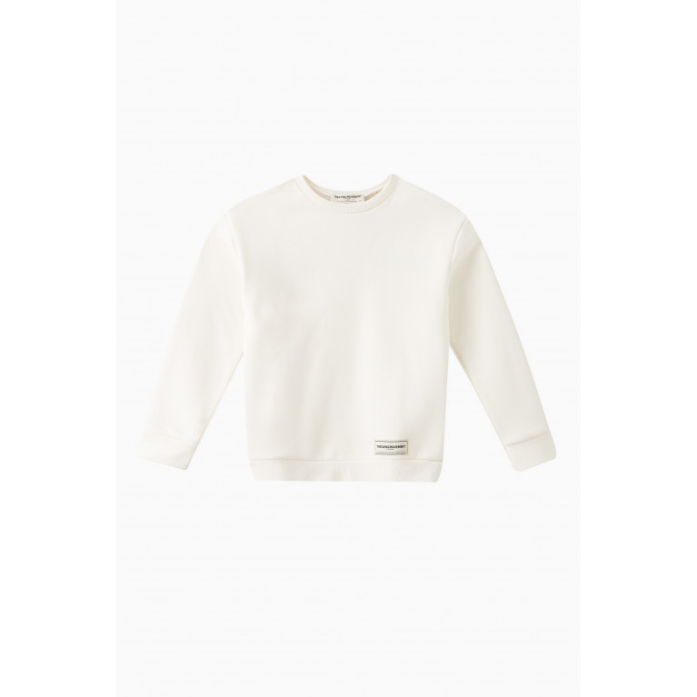 The Giving Movement - Logo Sweatshirt in Cotton Neutral