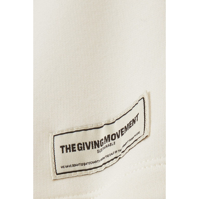 The Giving Movement - Shorts in Organic Fleece Cotton Neutral