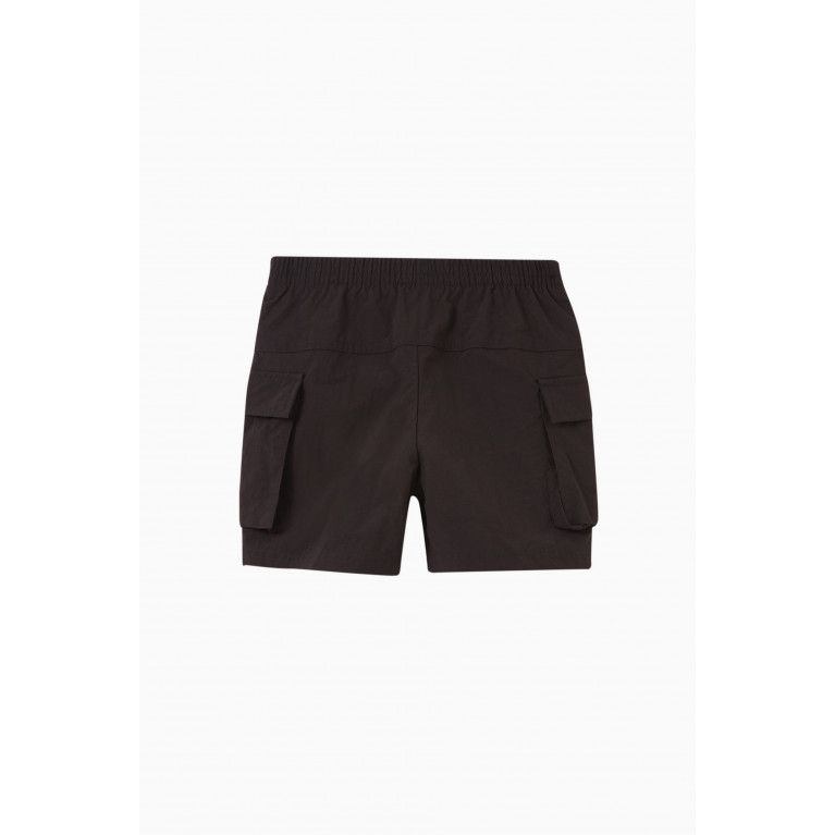 The Giving Movement - The Giving Movement - Cargo Shorts in Nylon Black