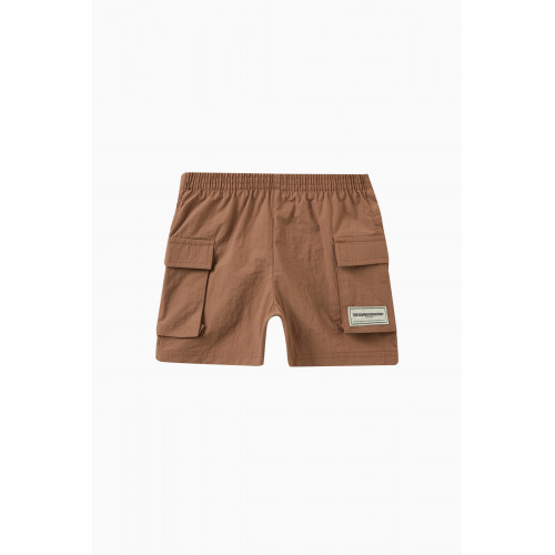The Giving Movement - The Giving Movement - Cargo Shorts in Nylon Brown
