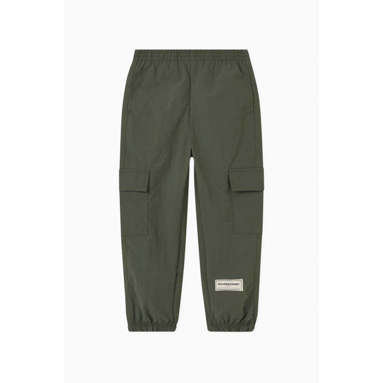 The Giving Movement - The Giving Movement - Cargo Pants in Nylon Green