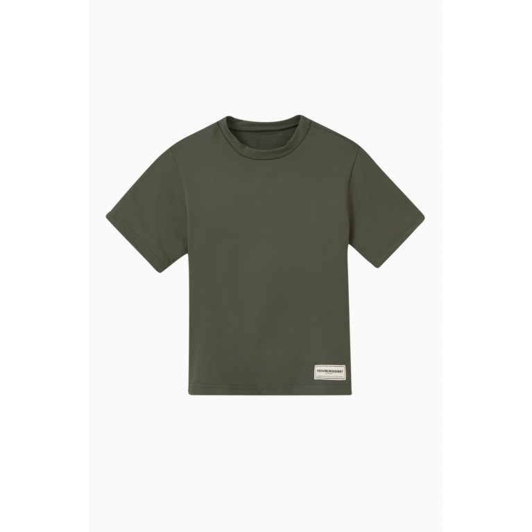 The Giving Movement - NY Regular COTTONSEY100© T-shirt in Organic Cotton-blend Green