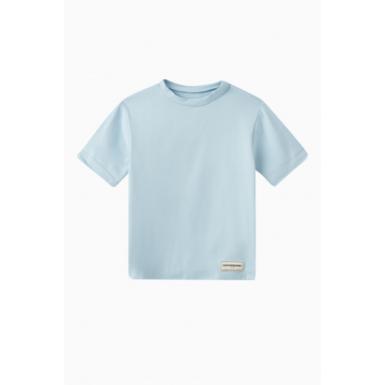 The Giving Movement - NY Regular COTTONSEY100© T-shirt in Organic Cotton-blend Blue
