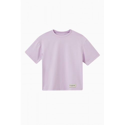 The Giving Movement - Logo Oversized T-shirt in SOFTSKIN100© Purple