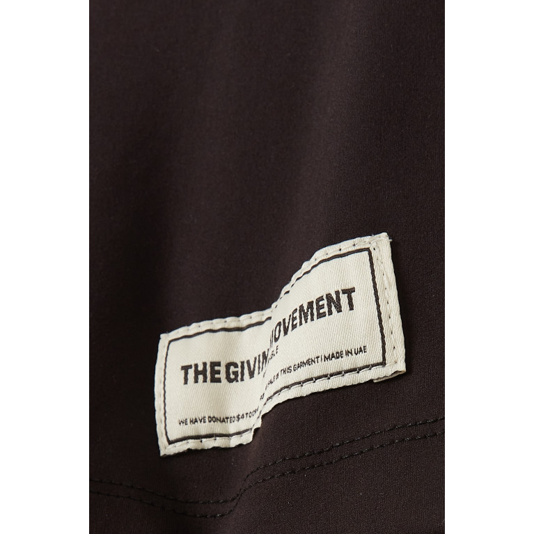 The Giving Movement - Softskin100© Biker Shorts in Recycled Nylon Black