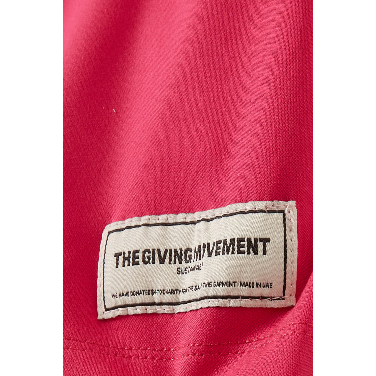 The Giving Movement - Softskin100© Biker Shorts in Recycled Nylon Pink