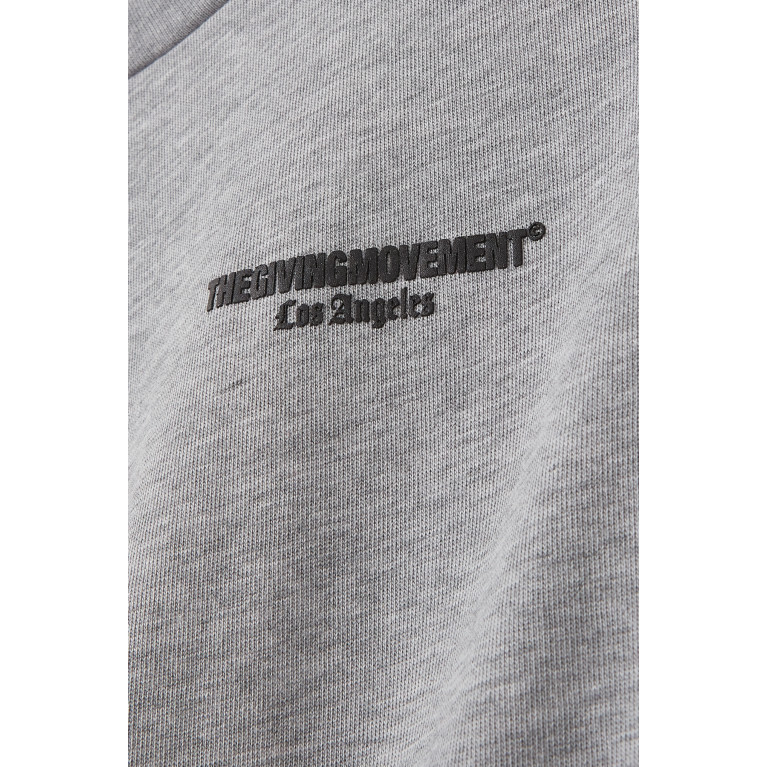 The Giving Movement - La Regular COTTONSEY100© T-shirt in Organic Cotton Blend Grey
