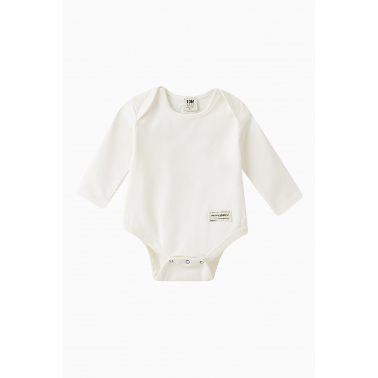 The Giving Movement - Logo Bodysuit in COTTONSEY100© Neutral