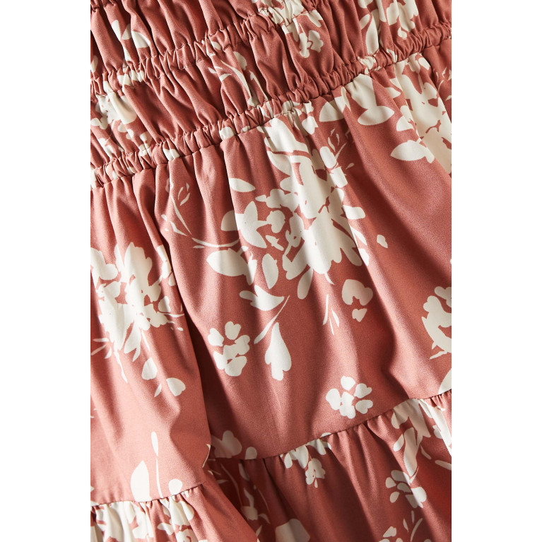 Shona Joy - Cali Shirred Strapless Mini Dress in Cotton