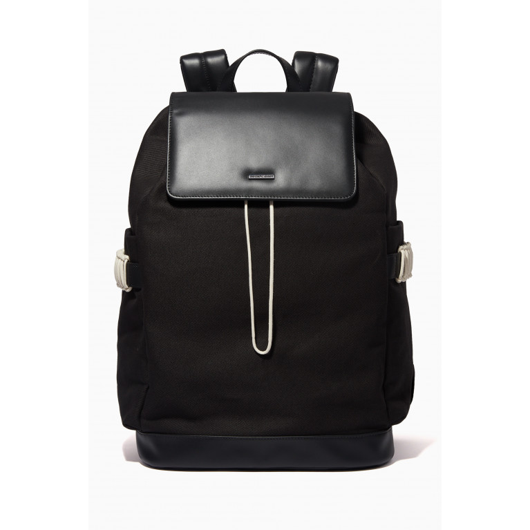 Emporio Armani - Micro Metal EA Backpack in Leather