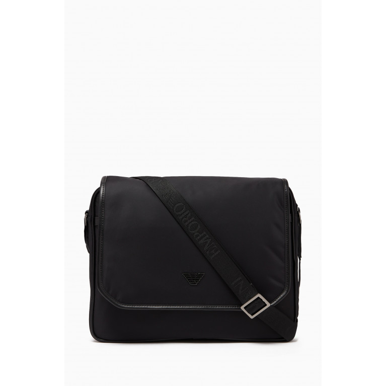 Emporio Armani - EA Crossbody Bag in Recycled Nylon Black