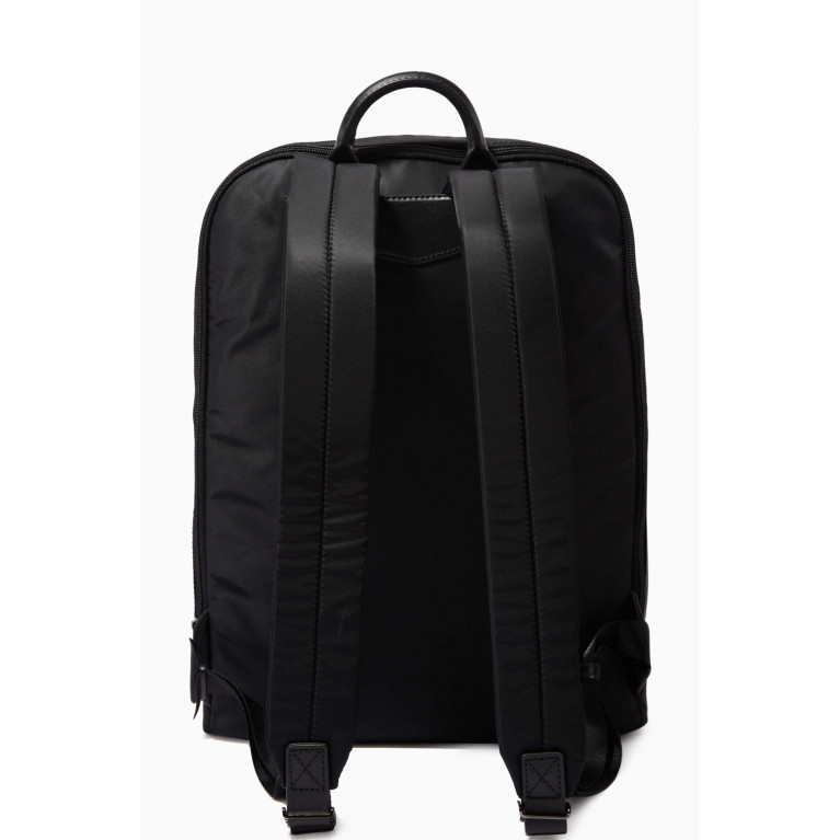 Emporio Armani - EA Eagle Backpack in Recycled Nylon Black