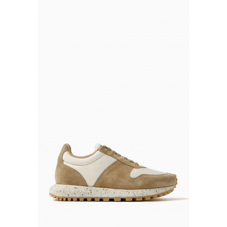 Emporio Armani - Sustainable Capsule Sneakers in Nylon & Suede