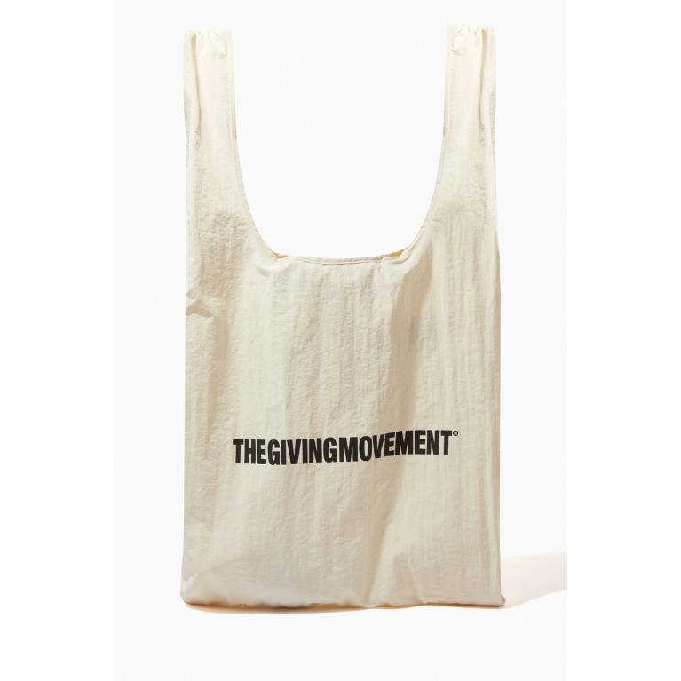 The Giving Movement - Shopper Bag in RE-SHELL100© Neutral