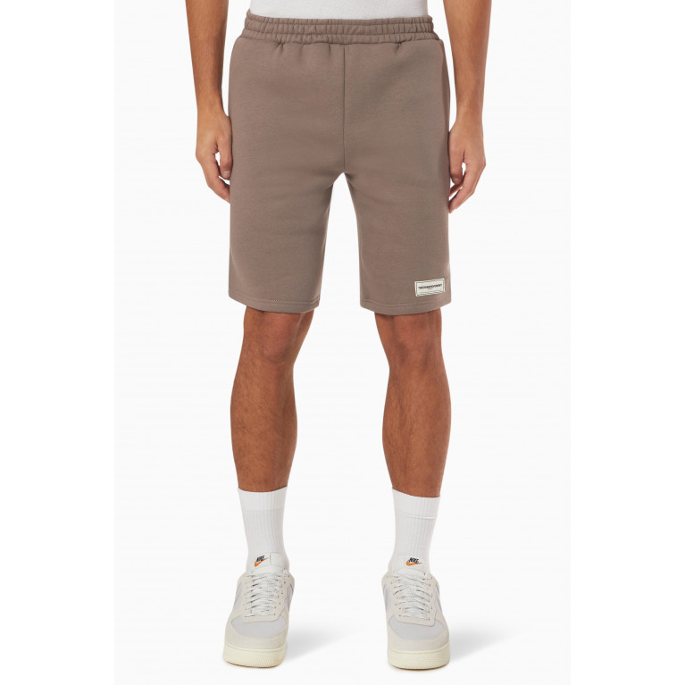 The Giving Movement - Lounge Shorts in Organic Fleece Brown