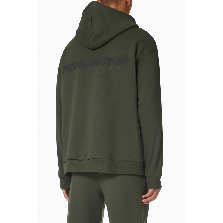 The Giving Movement - Modest Oversized Hoodie in Organic Fleece Brown
