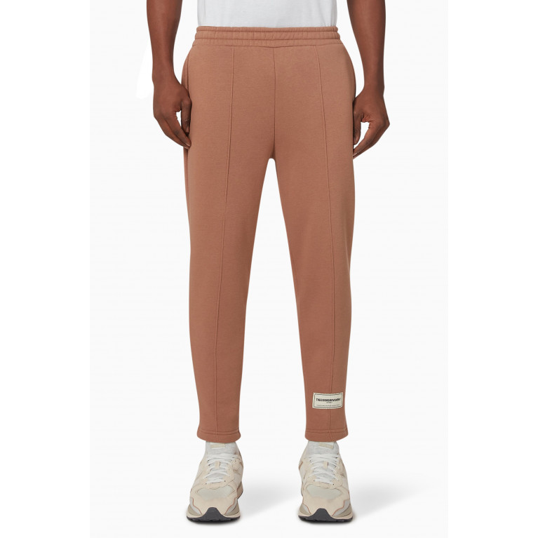 The Giving Movement - Tapered Sweatpants in Organic Fleece Neutral